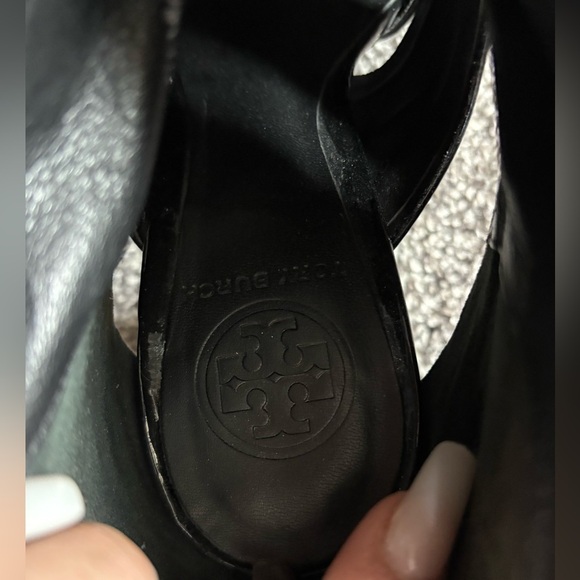 Tory Burch Black and Brown Heeled Boots - Picture 12 of 16